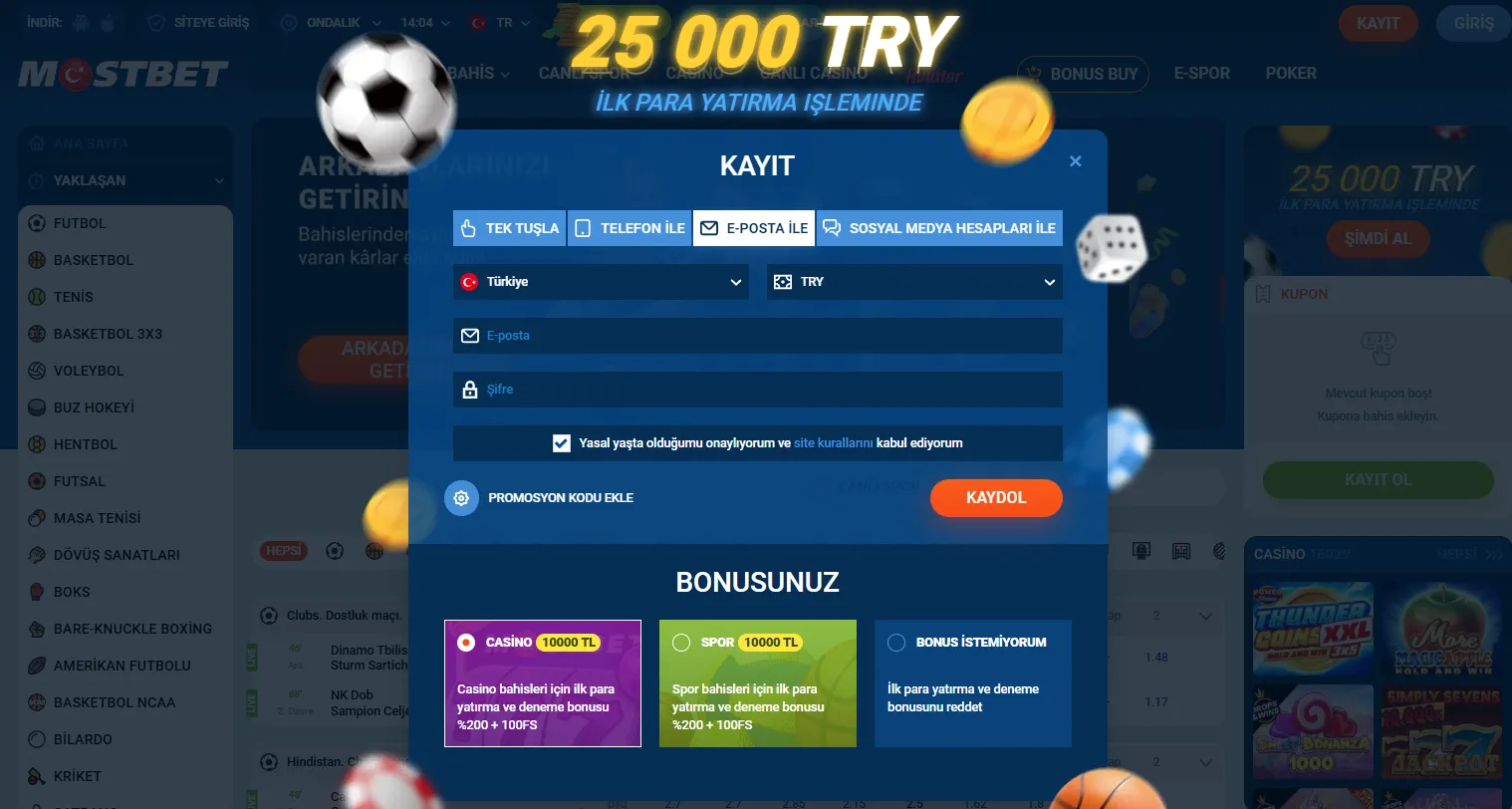 Mostbet kayıt nasıl yapılır? (Adım adım talimat)